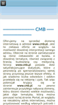 Mobile Screenshot of cmb.pl