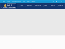 Tablet Screenshot of ihra.cmb.ac.lk
